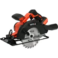 YATO Scie circulaire sans fil 18 V, diamètre de lame 165 mm, modèle solo