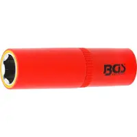 Bgs Douille VDE entraînement hexagonal carré intérieur 12,5 mm (1/2") SW 17 mm - 72067