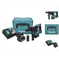 Makita DHR 243 RFJ Marteau perforateur sans fil 18 V 2,0 J SDS plus Brushless + 2x batterie 3,0 Ah + chargeur + Makpac