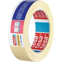 Multi tesakrepp 4323 ruban à usage général 50 m × 19 mm beige clair faiblement crêpé 16 pces