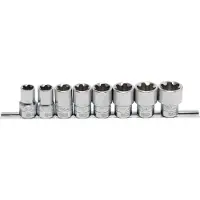 Bgs 8806 Douilles, Torx Plus, 18EP - 32EP, 12,5 (1/2), 8 pcs.