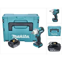 Makita DTW 301 F1J Clé à choc sans fil 18 V 330 Nm 1/2" Brushless + 1x batterie 3,0 Ah + Makpac - sans chargeur