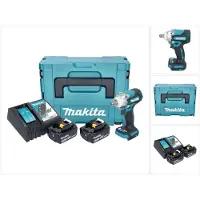 Makita DTW 301 RMJ Clé à choc sans fil 18 V 330 Nm 1/2" Brushless + 2x batterie 4,0 Ah + chargeur + Makpac