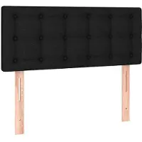 vidaXL Tête de lit noir 100x5x78/88 cm Tissu