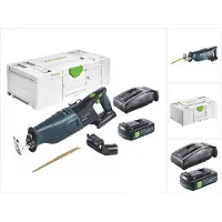 Festool RSC 18 EB-Basic Scie sabre sans fil 18 V Brushless + 1x batterie 3,0 Ah + chargeur + systainer