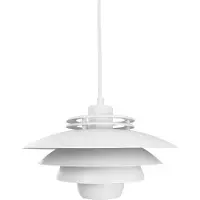 Dyberg Larsen Suspension , Ejka mini, dimmable, Blanc, Salon / séjour, Métal, Design