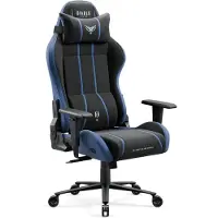 Diablo X-One 2.0 Chaise de jeu Housse en tissu Chaise de bureau Chaise de bureau Fonction bascule Coussin lombaire Appui-tête Capacité de charge jusqu'à 150 kg Non