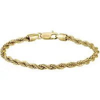 HUGO BOSS Bracelet à chaîne corde dorée