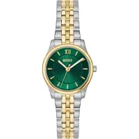 BOSS Montre bicolore élégante à cadran à motif soleil