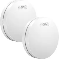 Aroha Link Détecteur de Fumée ou de Chaleur Sleep Line Interconnecté - Batterie 10 ans - Alarme Incendie Connectée - 2 pièces