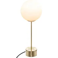 Atmosphera - Lampe droite à poser Dris Noire et blanche - H. 43 cm