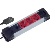 Bachmann Multiprise 3x contact de protection, câble d'alimentation-fiche C14, 2 m
