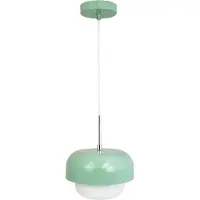 Dyberg Larsen Suspension , Haipot, dimmable, Vert, Salon / séjour, Métal, Scandinave