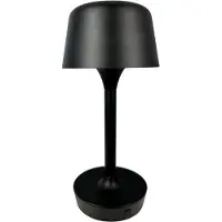 Dyberg Larsen Lampe de Table , Flow, dimmable, Noir, Salon / séjour, Métal, Scandinave