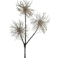 Viana Branche d'hamamélis Plante artificielle Champagne 45cm Set 3 pièces Décoration de Noël d'hiver