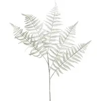 Viana Fougère décorative Plante artificielle blanche 78cm Fougère artificielle Arrangement floral
