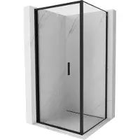 Mexen Exo Cabine de douche pliante 85 x 85 cm, transparente, noire - 816-085-085-70-00