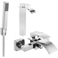 Mexen Ensemble de bain Aries R77, chrome - 744813R77-00