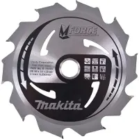 Makita lame de scie circulaire M-FORCE TCT T.C.T. - 165 x 20 mm - 10 dents - bois