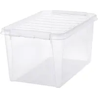 Orthex Boîte de rangement CLASSIC 45 47 litres fermetures blanches à clipser