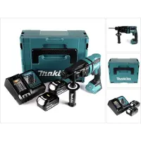 Makita DHR 182 RFJ Marteau perforateur sans fil 18V 1,7J SDS plus Brushless + 2x batterie 3,0Ah + chargeur + Makpac