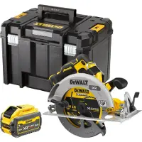 DeWalt DCS 573 NT Scie circulaire à main sans fil 18 V 190 x 30 mm Brushless + 1x batterie 9,0 Ah + TSTAK - sans chargeur