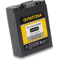 PATONA Panasonic CGA-S006E (Batterie de l'appareil photo), Alimentation pour appareil photo, Noir