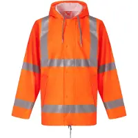 Yoko Veste de pluie respirante Hi-Vis Soft Flex Hi Vis Yellow - Yoko YHVS450 - Taille XL