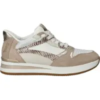 Tamaris Baskets basses beige foncé / beige chiné / bronze / blanc