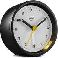 Braun BC 12 BW Réveil à quartz noir