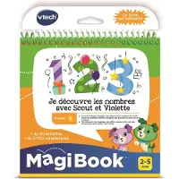 Vtech Tablette éducative Magibook 1, 2, 3 Je découvre les nombres avec Scout et Violette