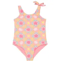 Roxy Check Tw Swimsuit Rose 4 Years Fille