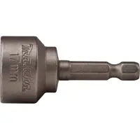 Makita B-38750 B-38750-Clé à douille magnétique 17X50mm, noir