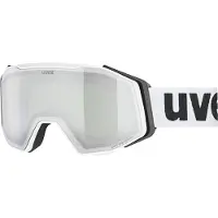 Uvex Gravity Supravision Ski Goggles Blanc Mirror Silver Supravision Clear Green/CAT2