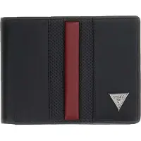 GUESS Portefeuille TORINO BIFOLD M pour homme, noir : Taille - UNICA Taille : UNICA