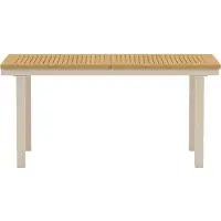 Venture Home Panama table de jardin 90x160cm naturel.