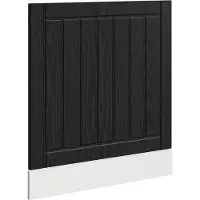 vidaXL Façade de lave-vaisselle LUCCA, chêne noir, 60 x 1,5 x 57 cm