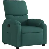 vidaXL Fauteuil relax vert foncé Tissu