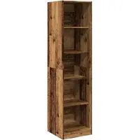 vidaXL Armoire imitation bois ancien 50x50x200 cm Bois composite