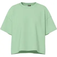 Pieces Sweat à Manches Courtes Chilli Summer Loose Fit