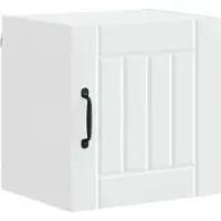 vidaXL Armoire murale LUCCA blanche 40 x 31 x 40 cm en aggloméré