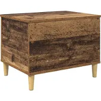 vidaXL Table de chevet en bois ancien 60 x 44,5 x 45 cm, aggloméré