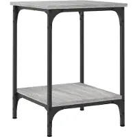 vidaXL Table basse Gris Sonoma 40x40x55 cm Bois composite