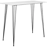 vidaXL Ensemble de bar 7 pièces blanc