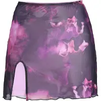 MyMo ROCKS Jupe violet foncé / rose