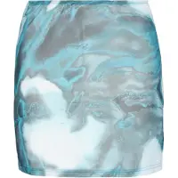 Mymo Jupe aqua / bleu ciel / gris