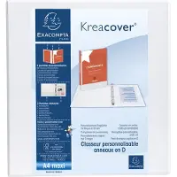 Exacompta Classeur Annuaire Exacompta Kreacover A4+ Blanc Personnalisable (10 unités)