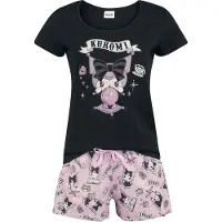 Hello Kitty Pyjama Anime de - & Ses Amis - Kuromi - Boule de Cristal - M - 3XL - pour Femme - multicolore - Taille XXL
