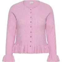 KAFFE CURVE Cardigan 'KCEmmi' rose chiné