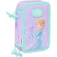 Disney Frozen Die Eiskönigin - Disney Frozen - Trousse à crayons, 3 compartiments